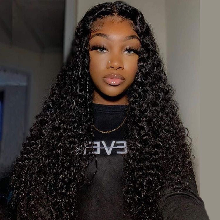 Foreign HD Water Wave Closure Wigs